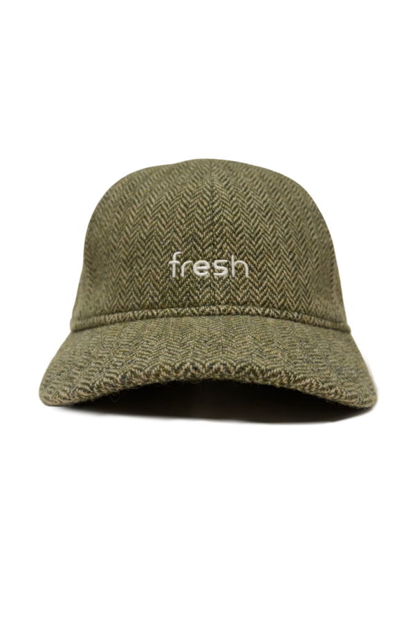 Fresh Six-Panel Wool Cap - Green