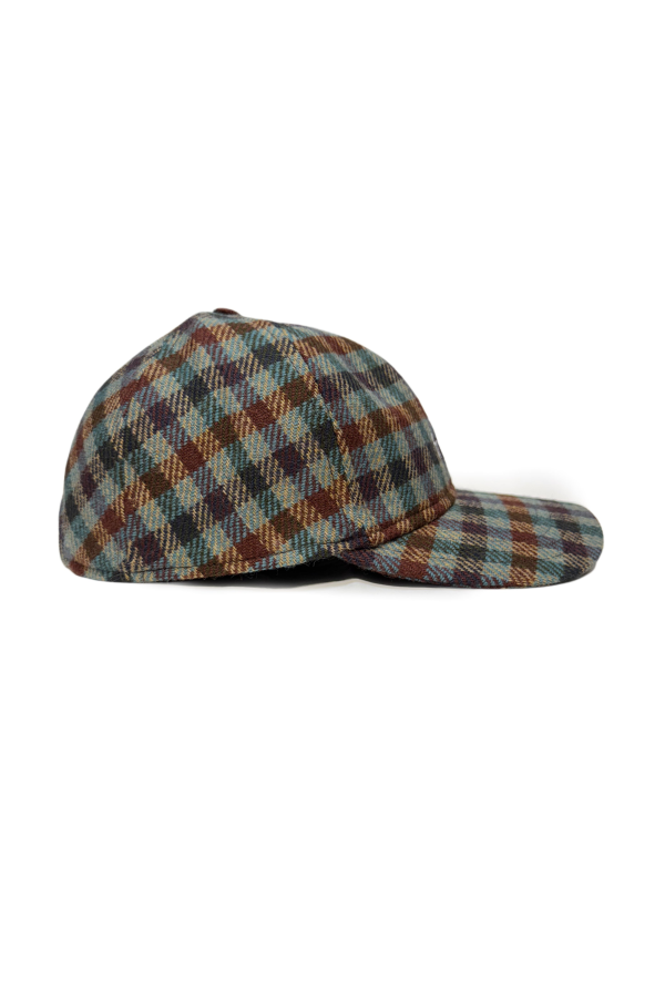 Fresh Six-Panel Pale Blue Tweed Cap
