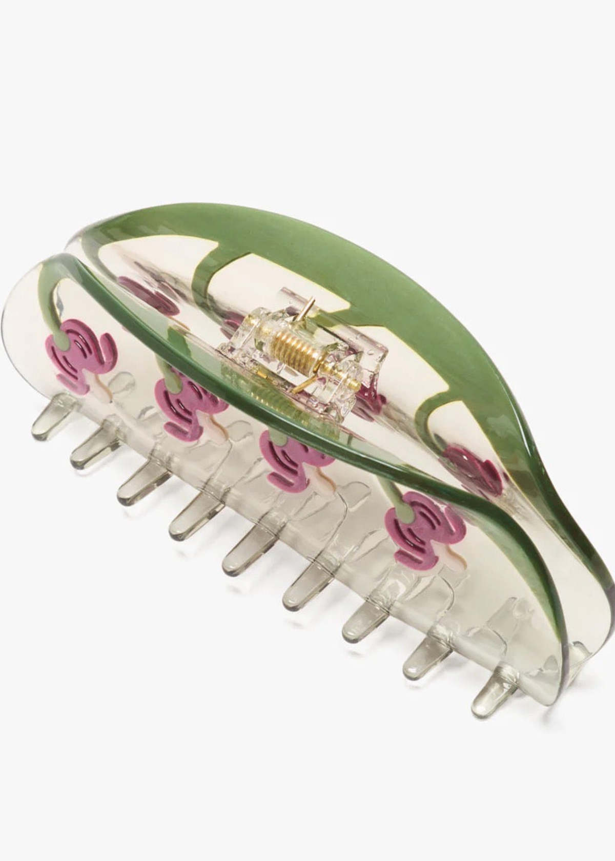 Winona Irene XL Bleeding Heart Flower Long Hair Claw Clip - Image 3 of 3