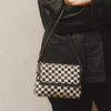 Bembien Mini Madeleine Bag - Brown x Cream Check - Thumbnail 3