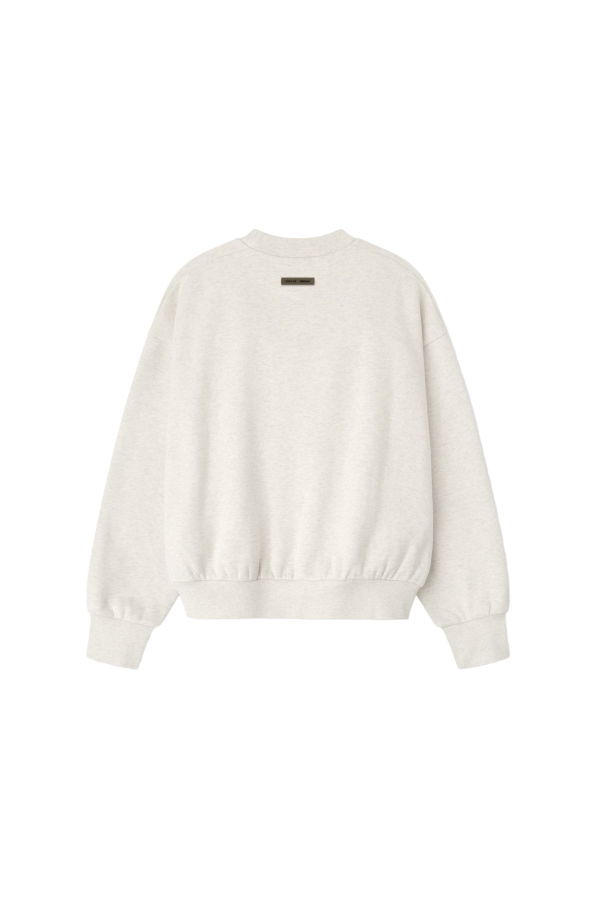 Fear of God Embossed Classic Crewneck Sweatshirt - Oatmeal Heather