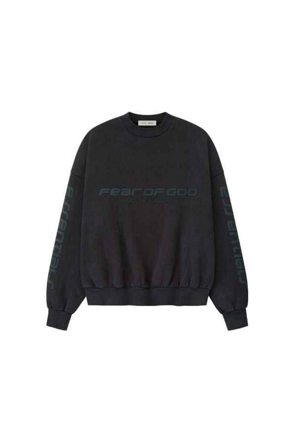 Fear of God Los Angeles Heavy Fleece Cropped Sweatshirt - Vintage Black