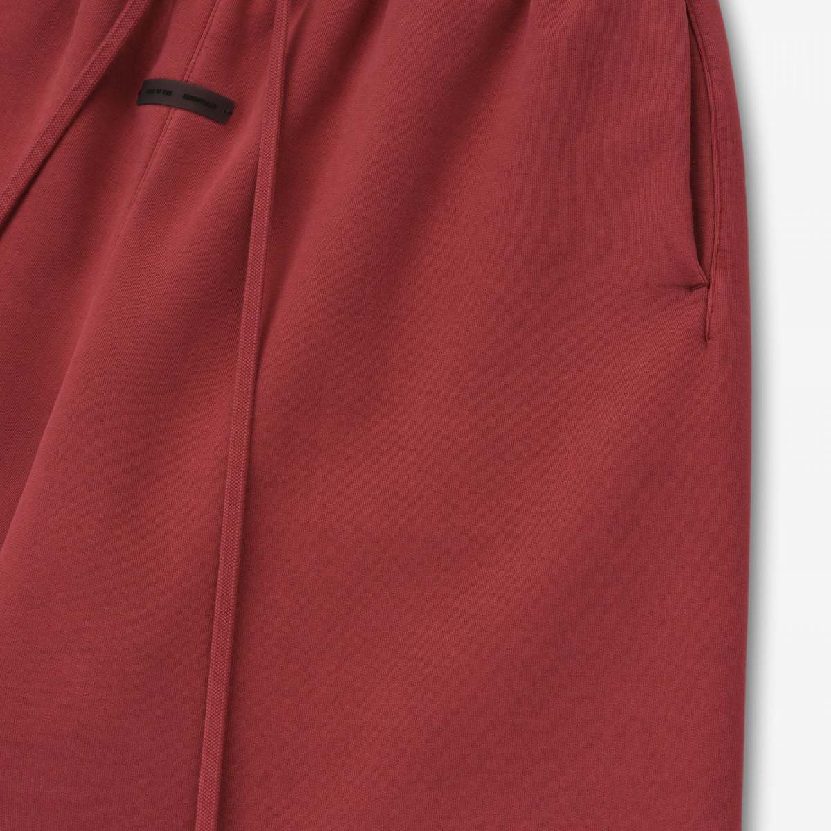 Fear of God Essentials Relaxed Sweatshorts Shorts - Crimson - Image 3 of 3