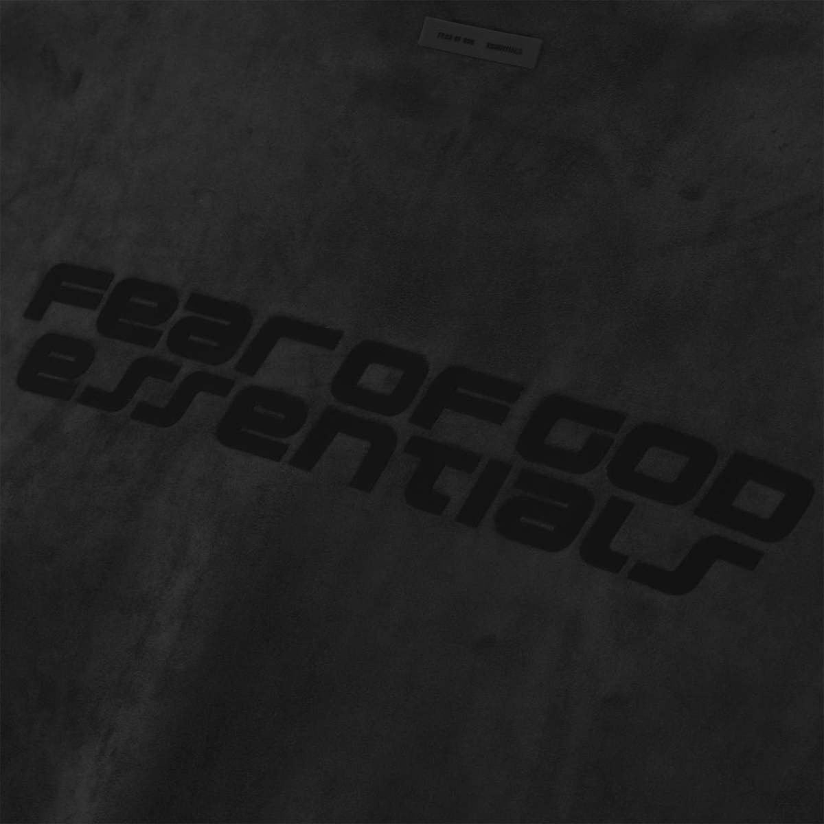 Fear of God Suede Fleece High Neck 3/4 Sleeve Jacket - Vintage Black - Image 3 of 3