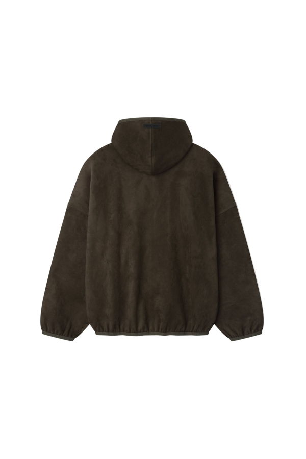 Fear of God Suede Fleece Modern Hoodie - Brown