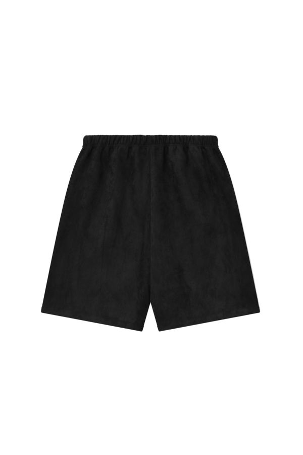 Fear of God Suede Fleece Relaxed Shorts - Vintage Black