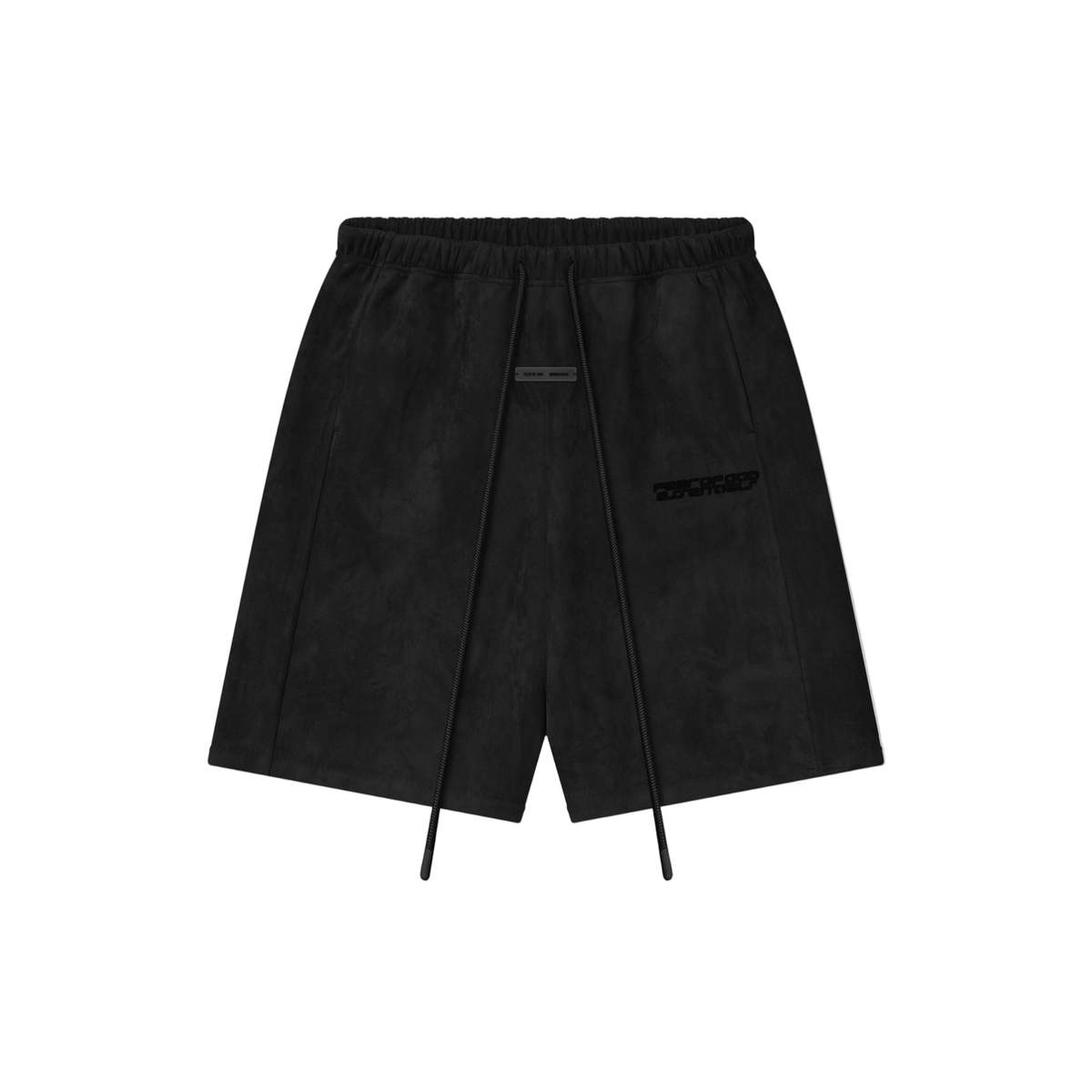 Fear of God Suede Fleece Relaxed Shorts - Vintage Black - Image 2 of 3