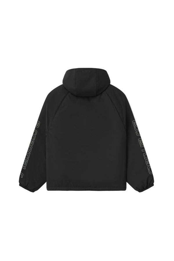 Fear of God Tech Nylon Half Zip Anorak Jacket - Vintage Black