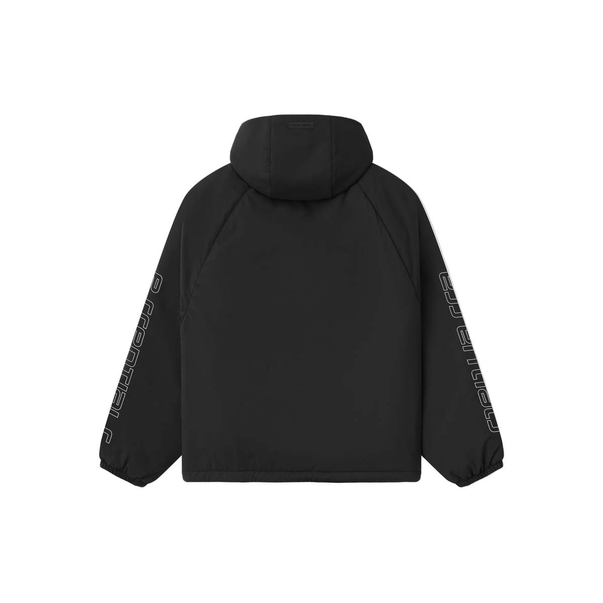 Fear of God Tech Nylon Half Zip Anorak Jacket - Vintage Black - Image 2 of 3