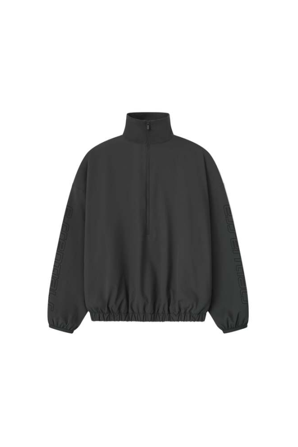 Fear of God Tech Nylon Half Zip Track Jacket - Iron Grey