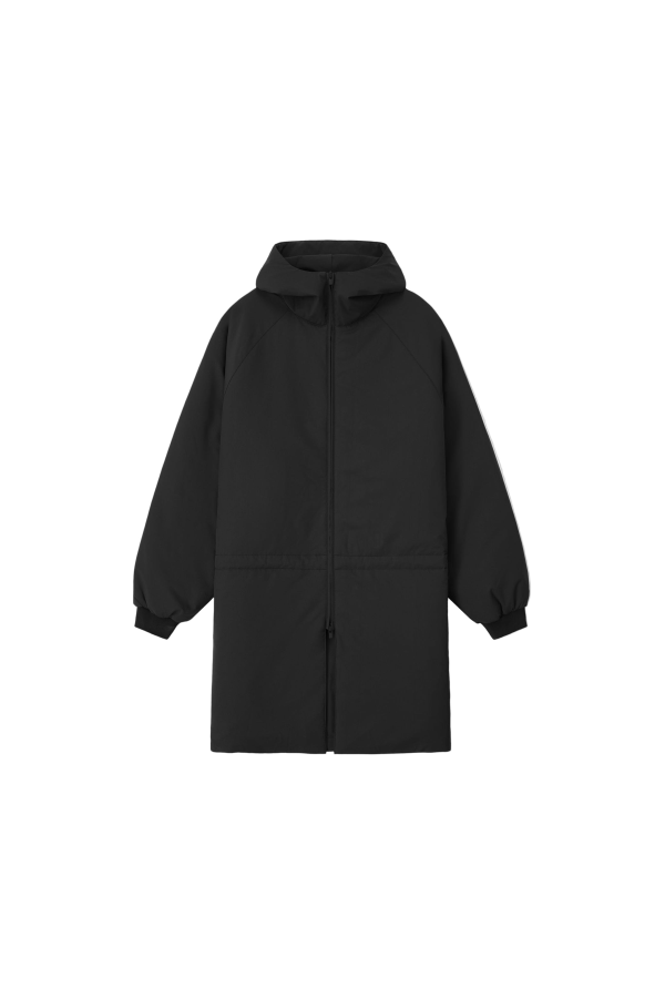 Fear of God Tech Nylon Hooded Parka Jacket - Vintage Black