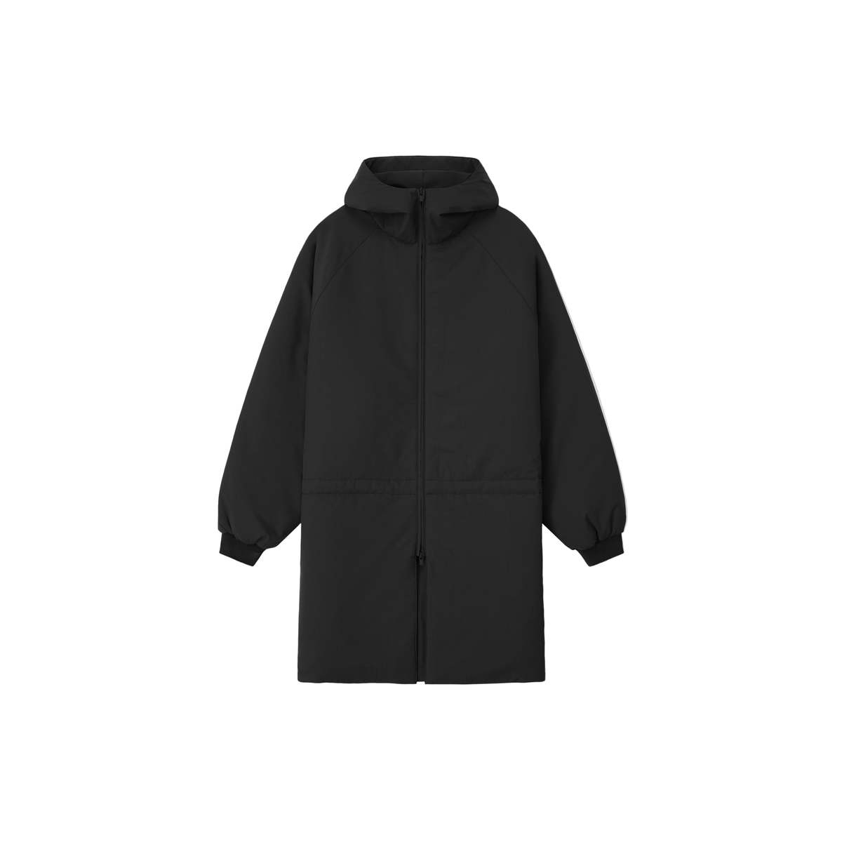 Fear of God Tech Nylon Hooded Parka Jacket - Vintage Black - Image 1 of 3