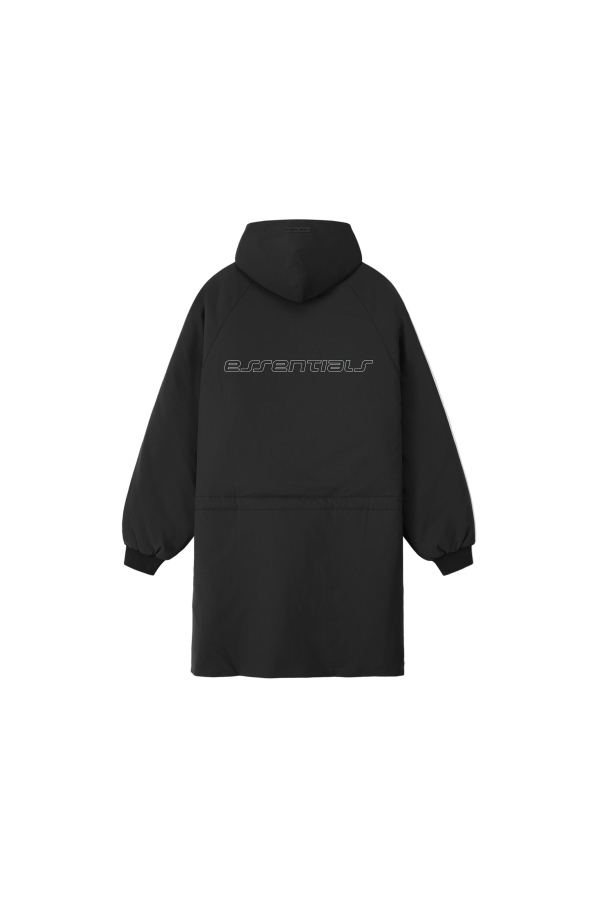 Fear of God Tech Nylon Hooded Parka Jacket - Vintage Black