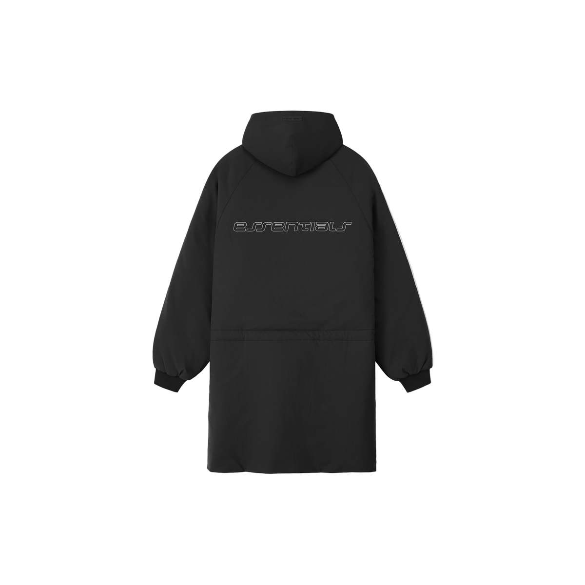 Fear of God Tech Nylon Hooded Parka Jacket - Vintage Black - Image 2 of 3