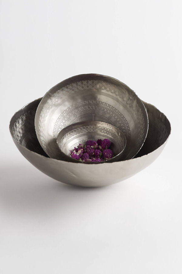 The Collective Mandala Bowls Assorted Set of 3 Serving Bowls