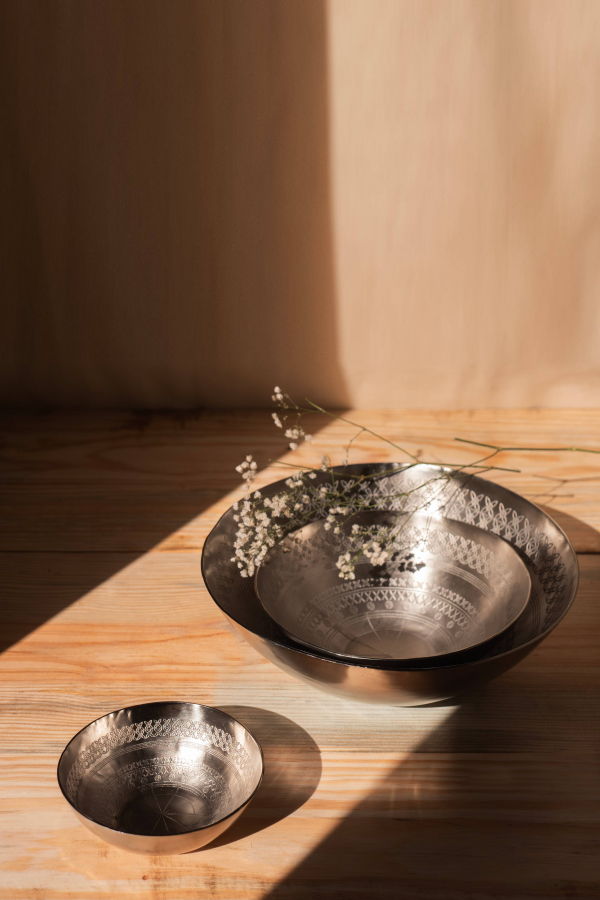 The Collective Mandala Bowls Assorted Set of 3 Serving Bowls