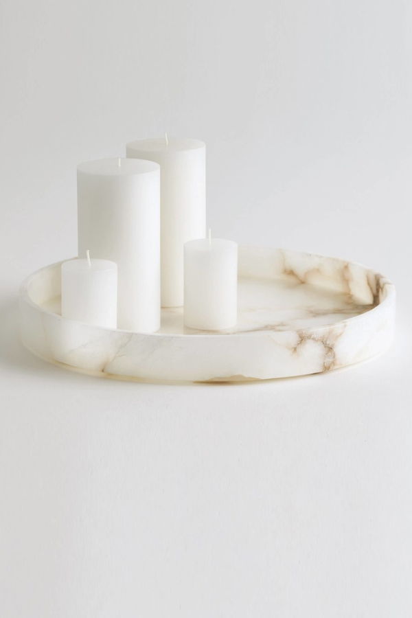 The Collective Santo Alabaster Large Tray