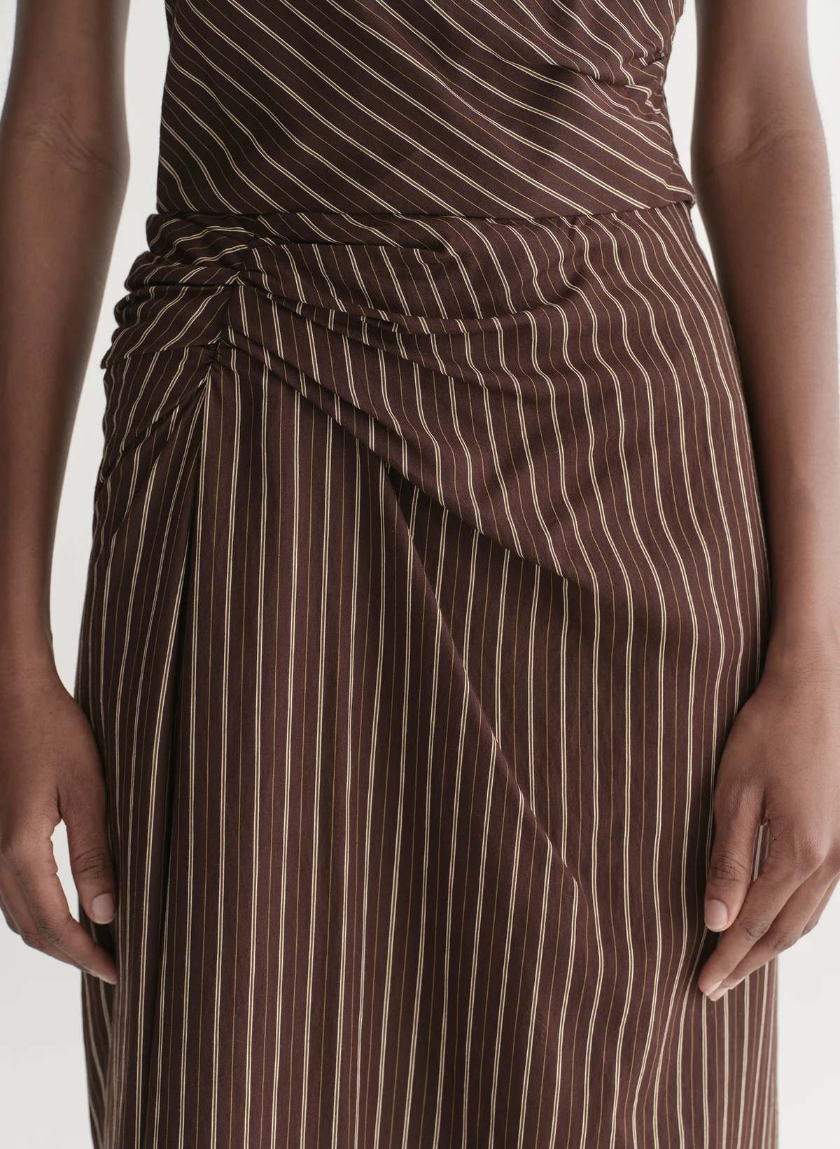 A.L.C. Jean Skirt - Ganache Stripe - Image 2 of 4