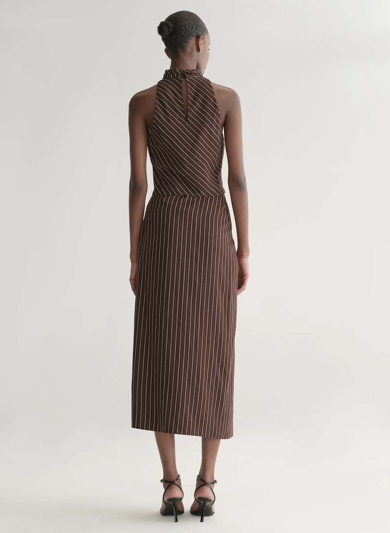 A.L.C. Jean Skirt - Ganache Stripe