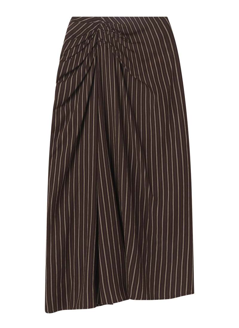 A.L.C. Jean Skirt - Ganache Stripe