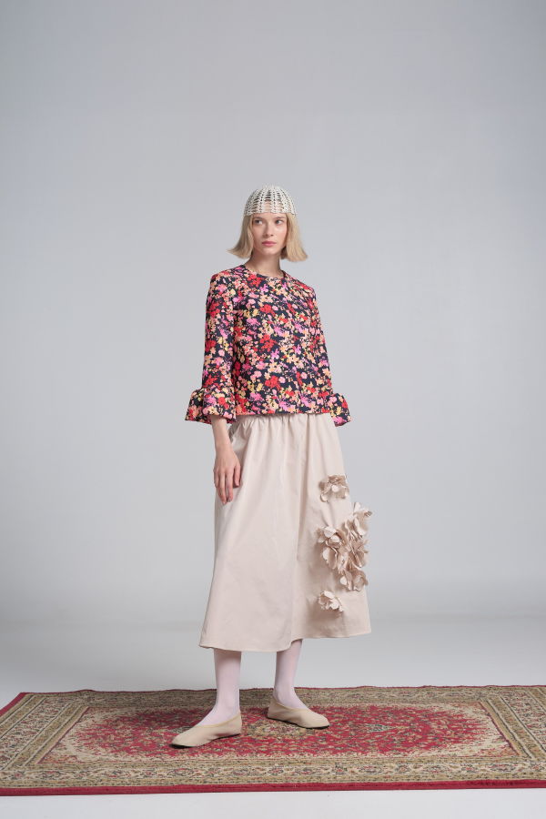 Kika Vargas Paula Skirt - Sand