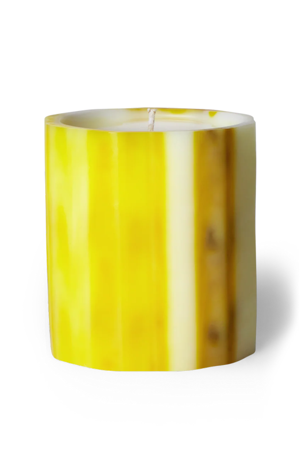 Le Feu De L'Eau Citron Wax Vessel Candle - Yellow