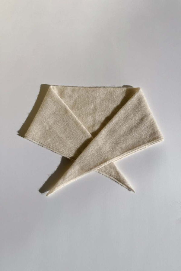Le Bon Shoppe Cashmere Bandana Scarf - Oatmeal