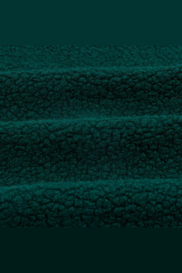 drakes Boucle Wool Fleece Zip Vest