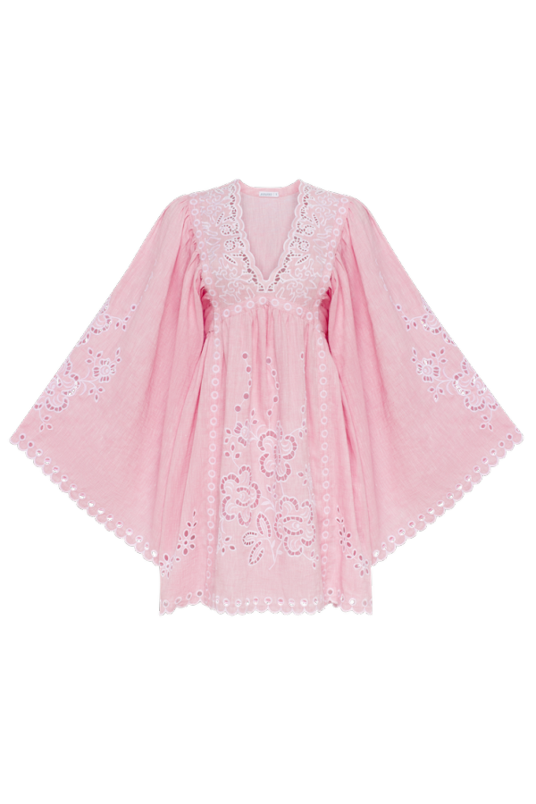 Annabo Celestial Garden Mini Dress - Pink