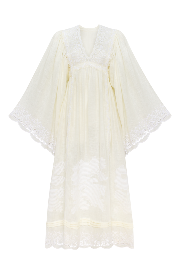 Annabo Eternal Meadow Maxi Dress - Ivory