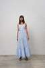 Annabo Spring Mirage Sleeveless Maxi Dress - Sky Blue/White - Thumbnail 1