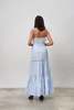 Annabo Spring Mirage Sleeveless Maxi Dress - Sky Blue/White - Thumbnail 3