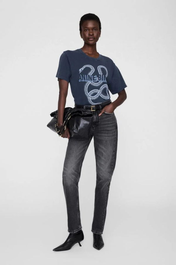 Anine Bing Lili Tee Snake Tee