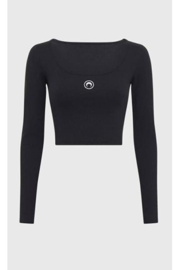 MARINE SERRE Tunic Top - Black