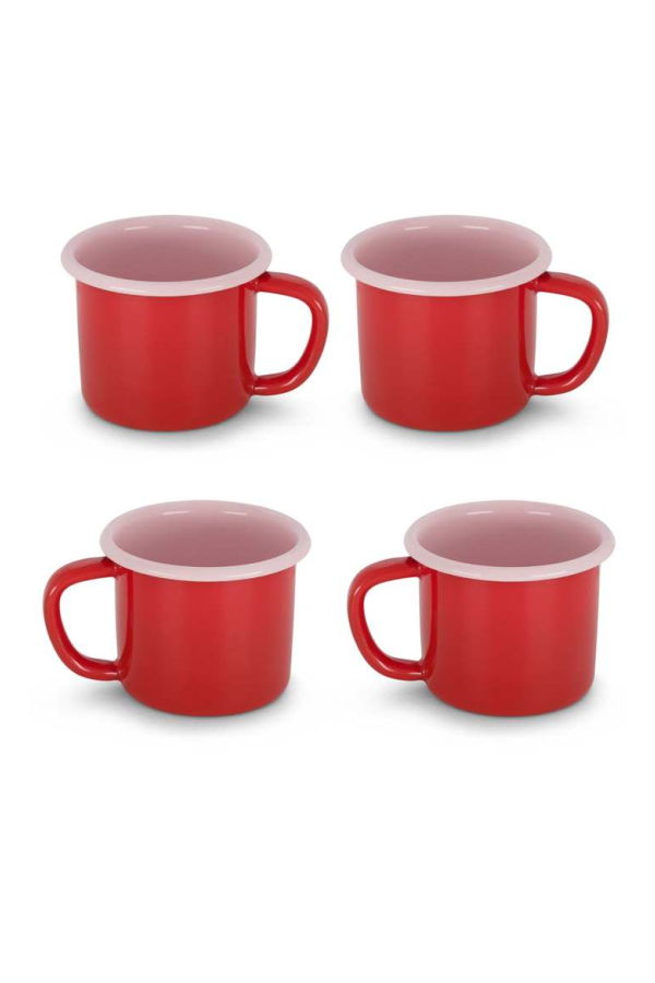 Elifle S/4 Enamel Mug Two Tone Set
