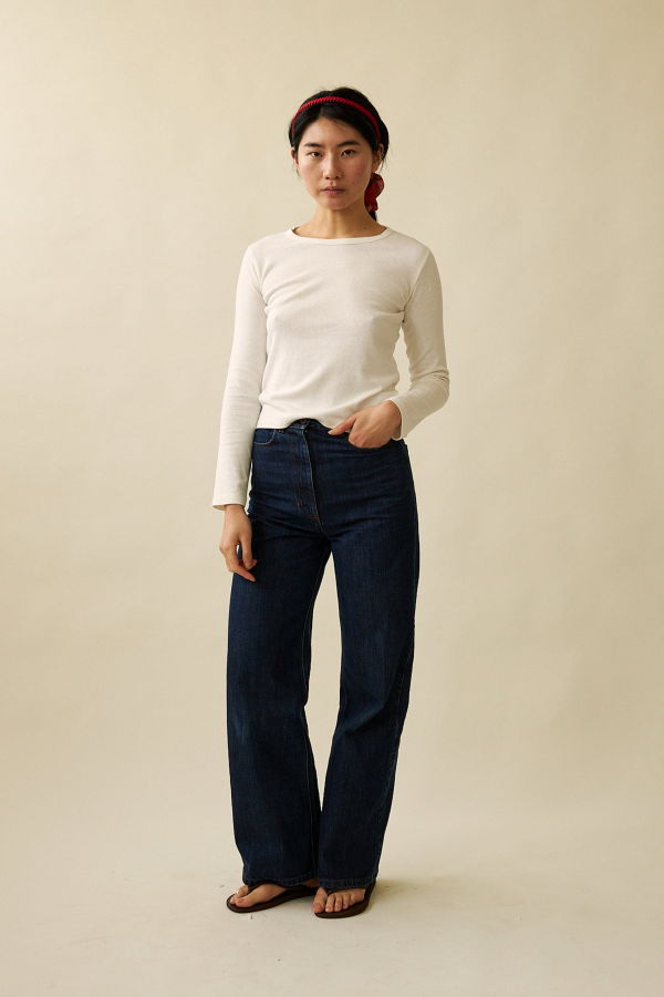 Penny Sage Wyatt Jean (Enzyme Washed Denim)