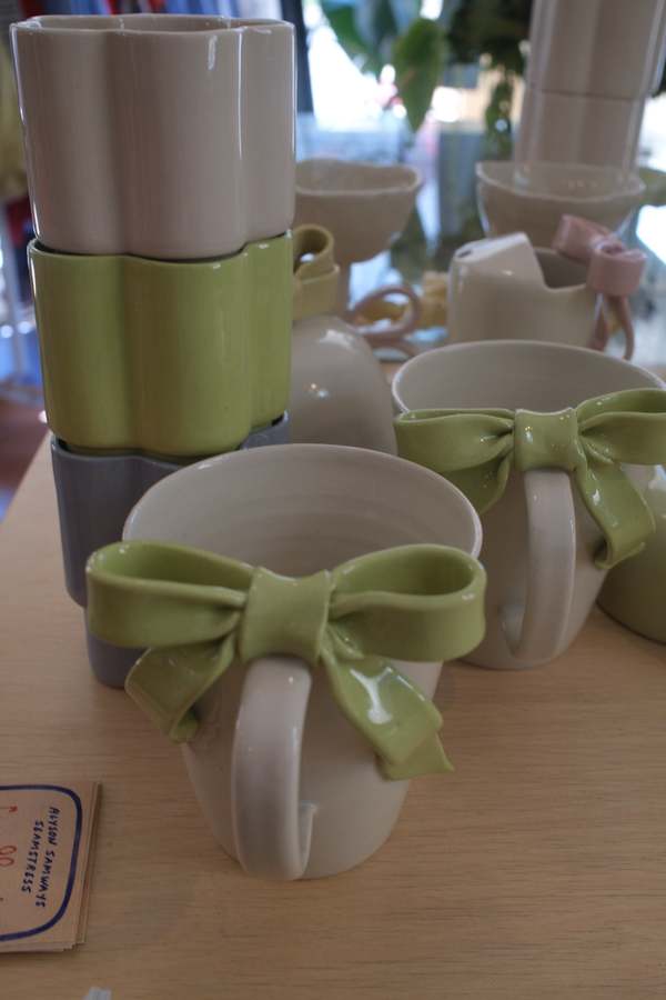 High Noon High Green Bow Mug