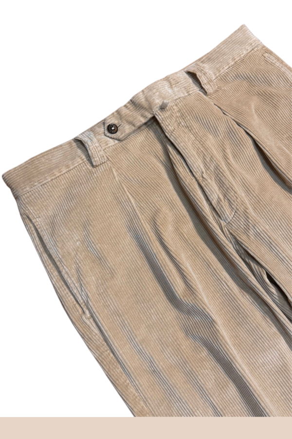 Fresh Camogli Corduroy Pleated Chino Pants