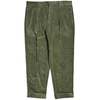 Fresh Camogli Corduroy Pleated Chino Trousers - Thumbnail 1