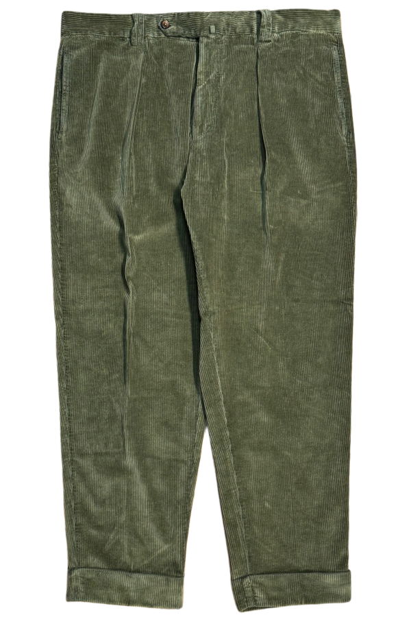 Fresh Camogli Corduroy Pleated Chino Trousers