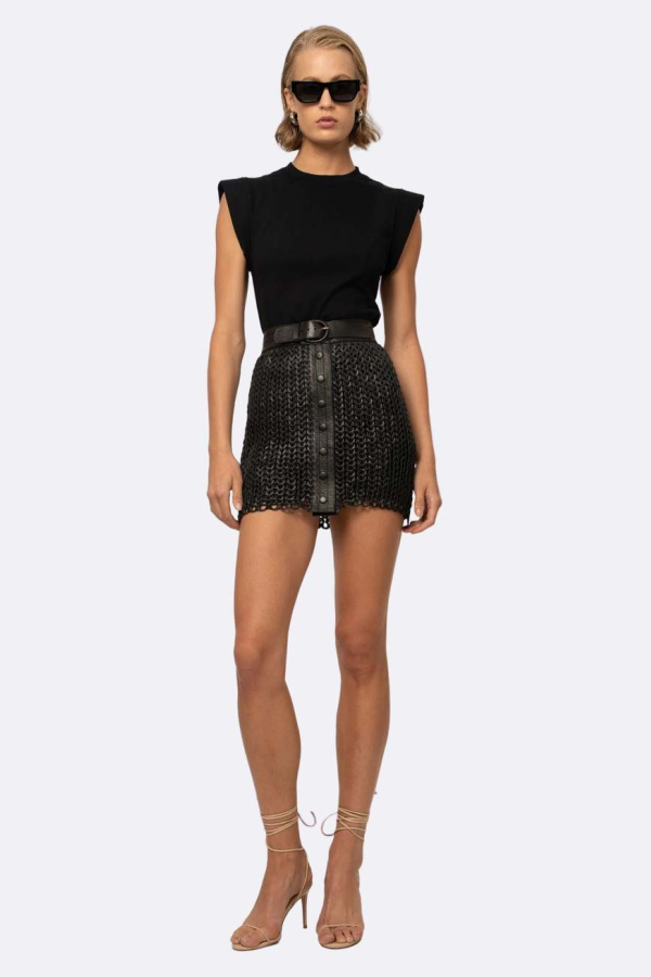 Nonchalant Label Kaiden Skirt - Black