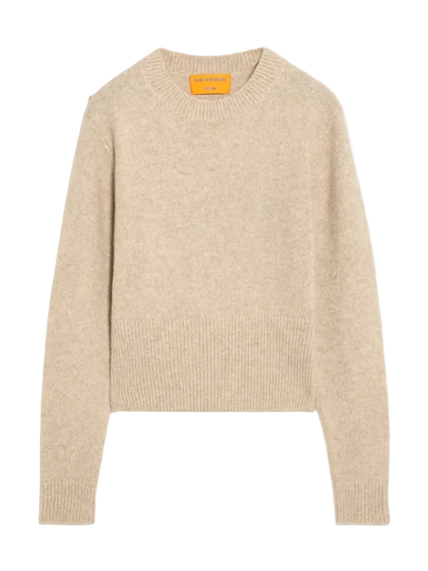 Guest in Residence Alina Crew Sweater - Sandstone