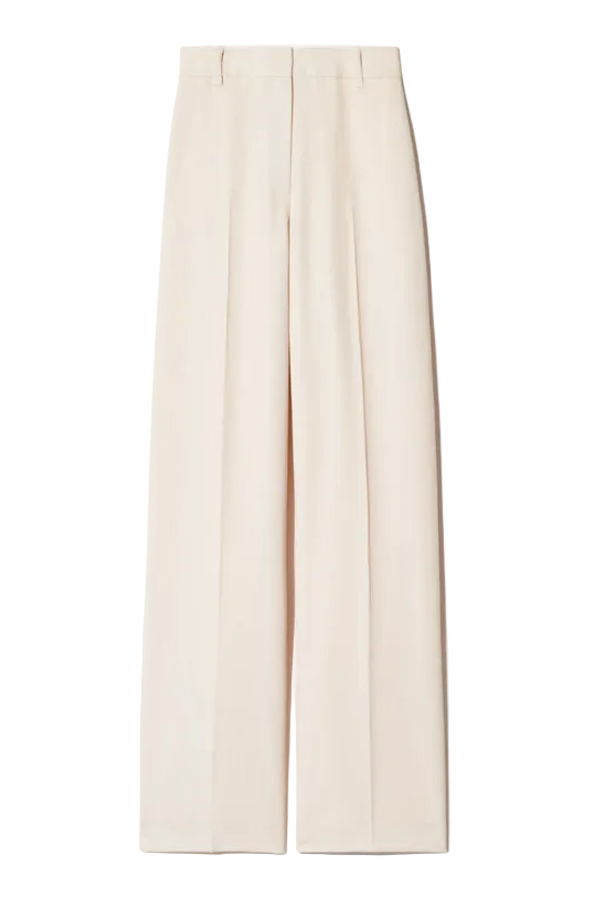 Nili Lotan Rivers Wool Pant - Stone