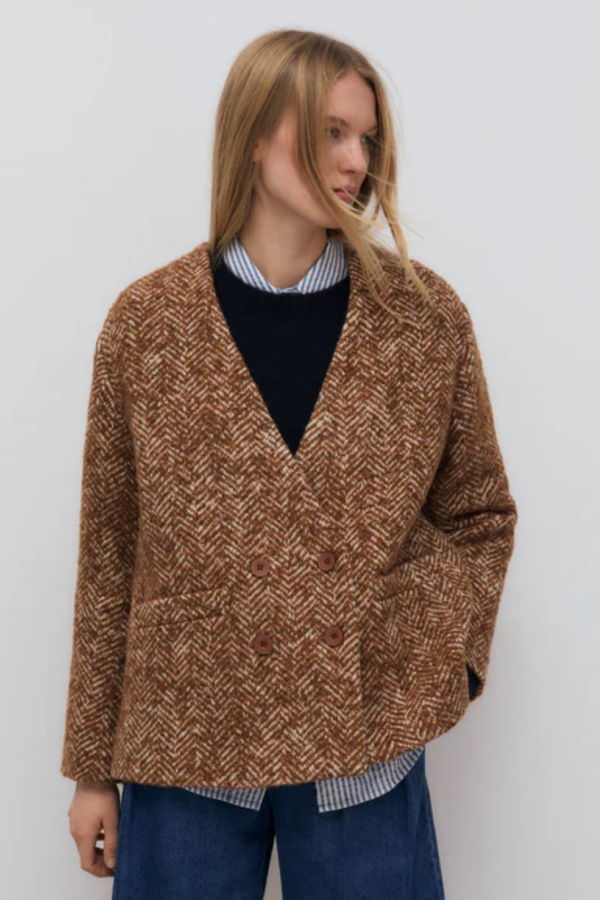 The New Society Daniela Blazer - Camel Touch