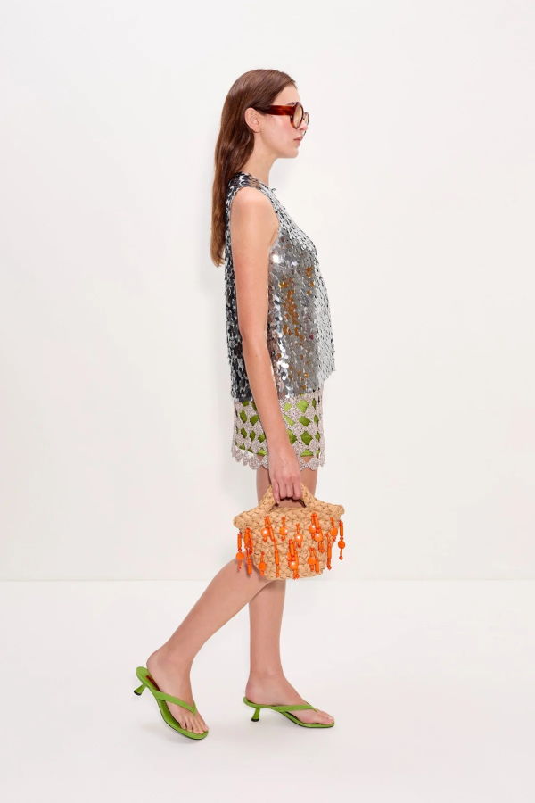 Simon Miller Shirley Sequin Top - Satellite Silver