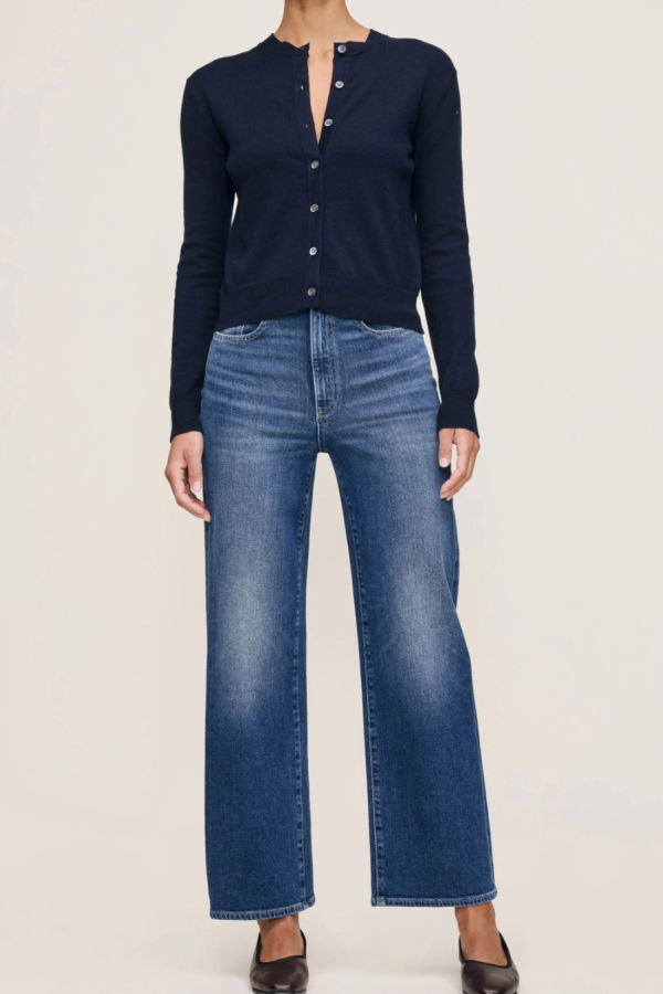 DL 1961 Karmine Refined Wide-Leg Jeans - Clearwater