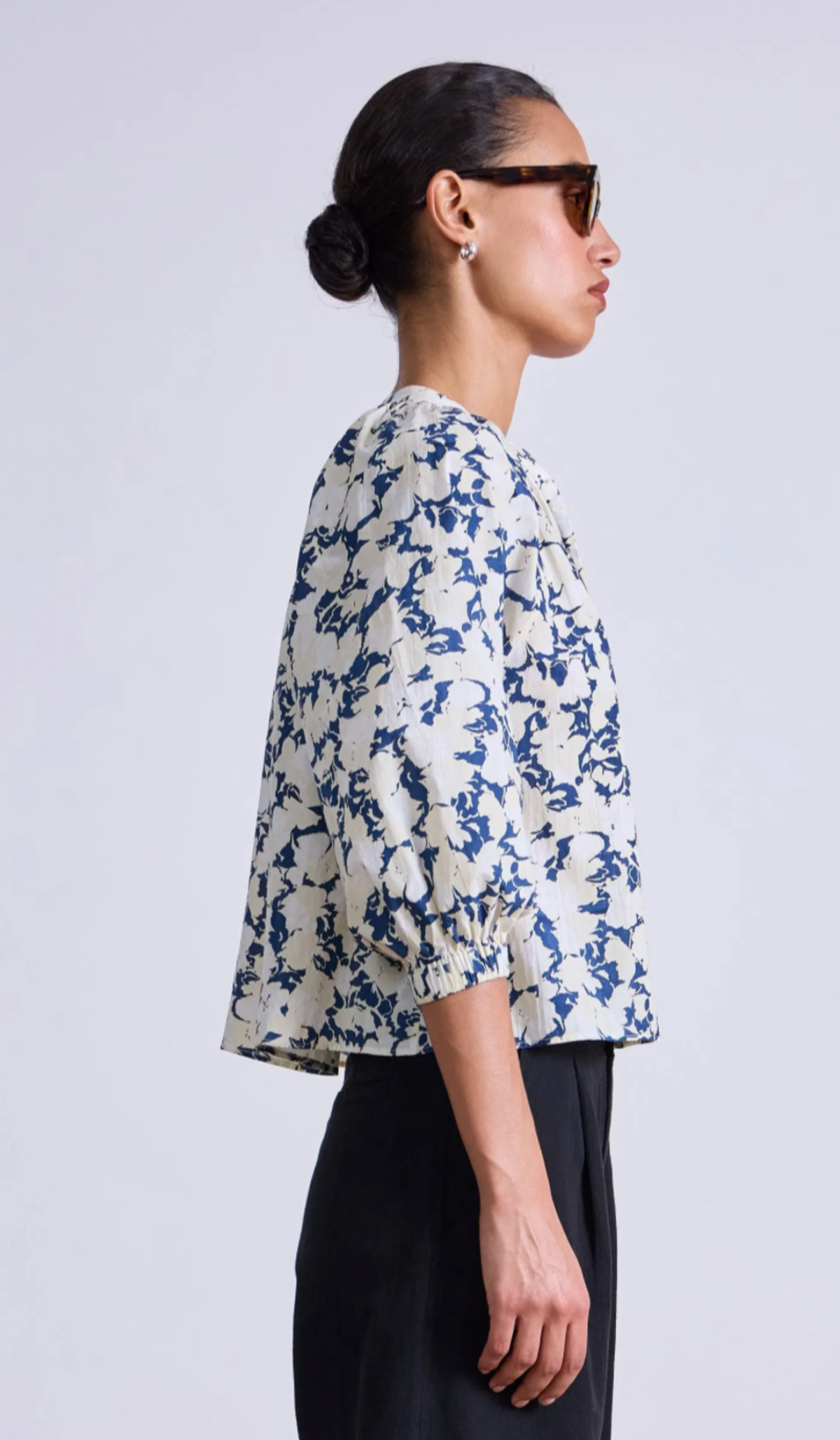 Apiece Apart Messina Top - Alina Floral Cream - Image 2 of 3