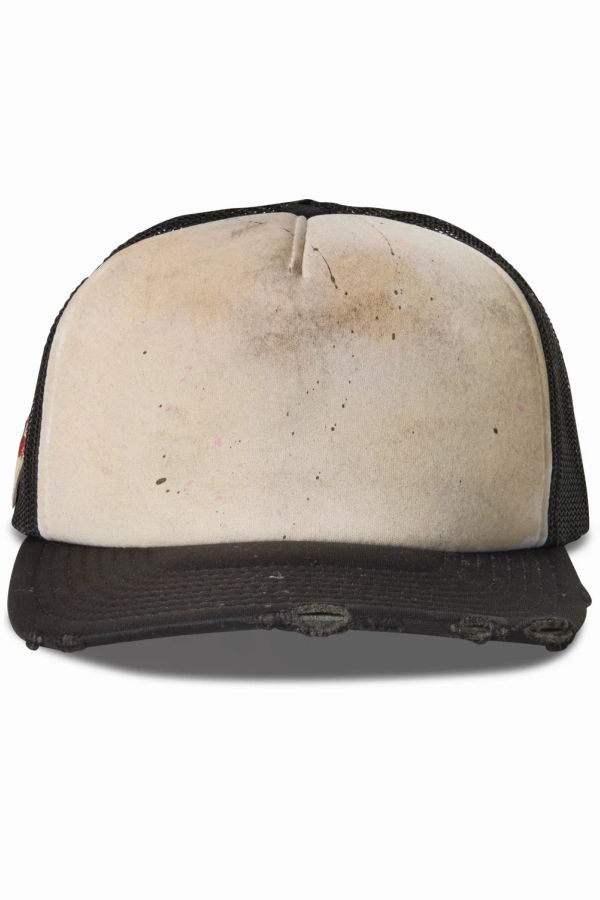 SCHAEFFER'S GARMENT HOTEL Dirty Cream Oil Stained Hat - Dirty Cream