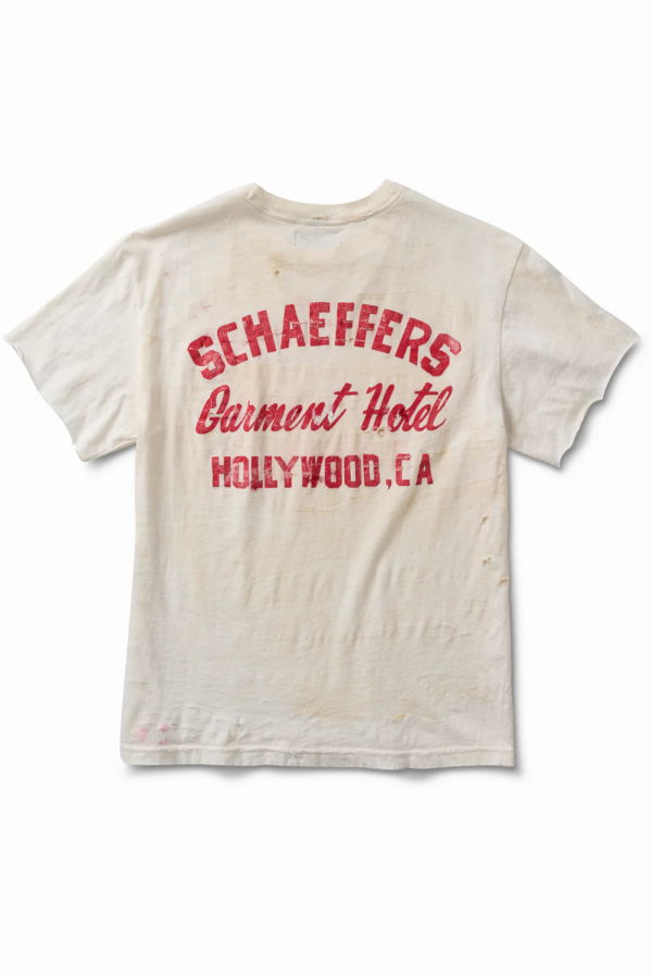 SCHAEFFER'S GARMENT HOTEL Artist Distressed Cycle Tee