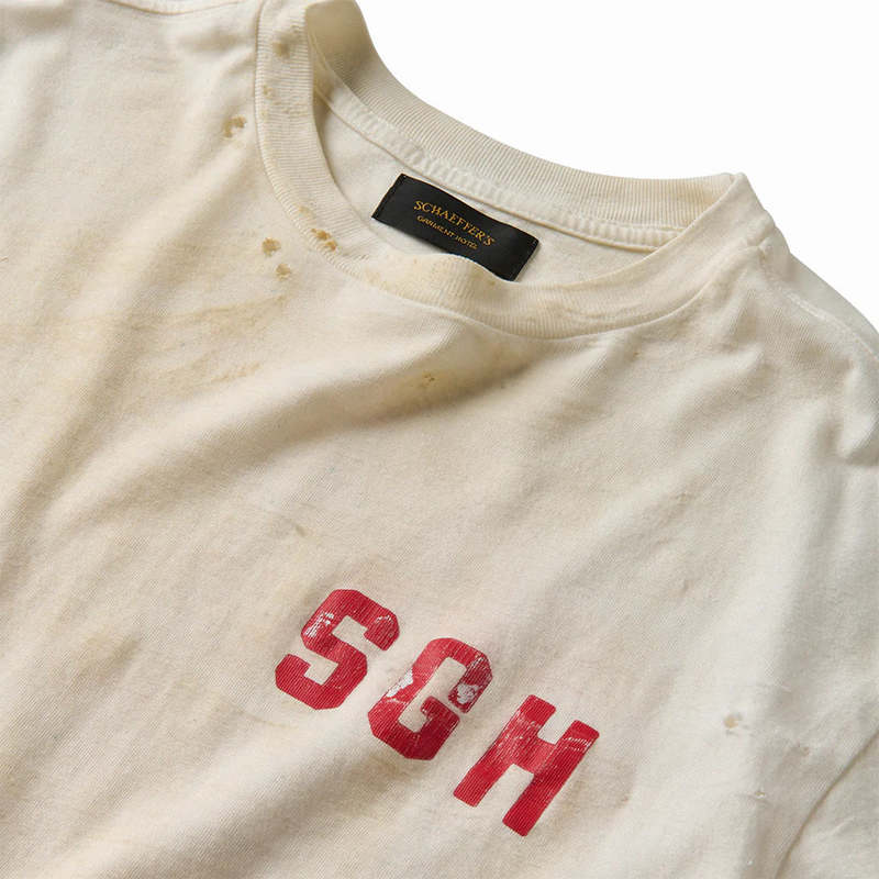 SCHAEFFER'S GARMENT HOTEL Artist Distressed Cycle Tee